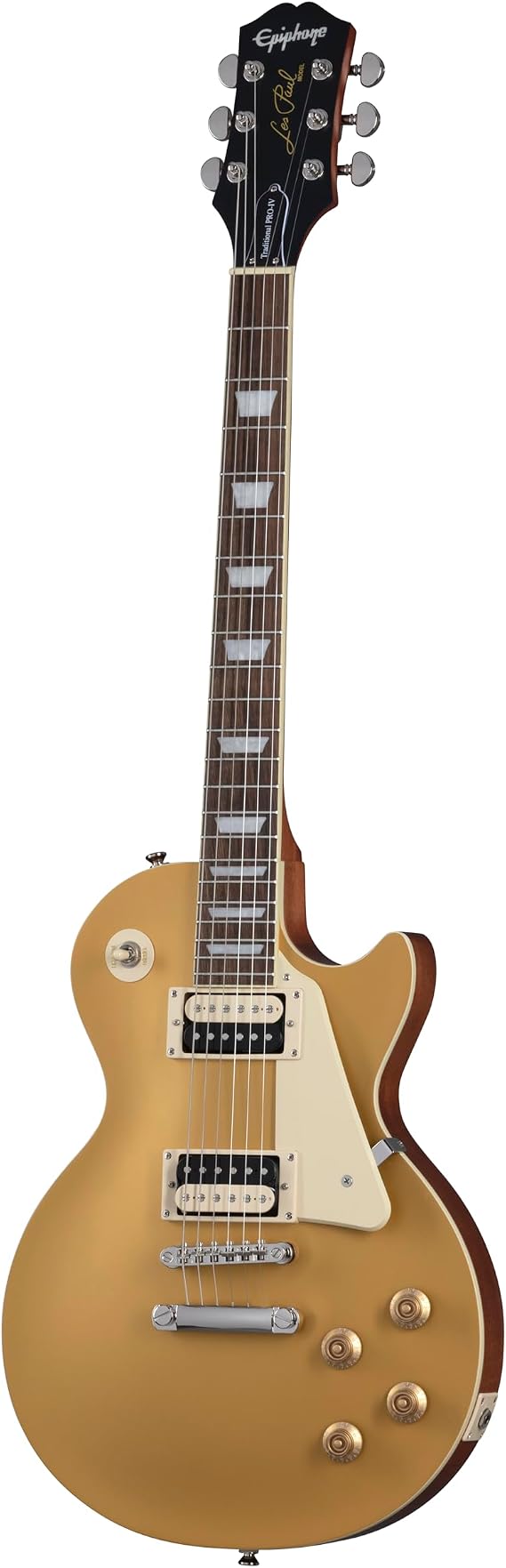 EPIPHONE Les Paul Trad Pro IV エレキギター メタリックゴールド