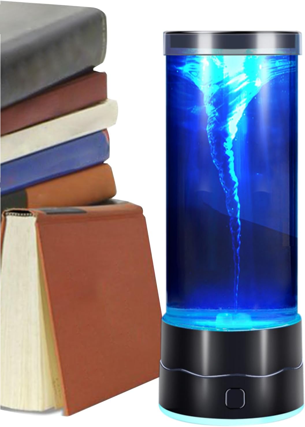 Tornado Twister Light | Relaxing Multi-Color Cool Fun Table Lamp - Water Tornado Maker Nightlight - for Home Dorm Office Study Bedroom Living Room