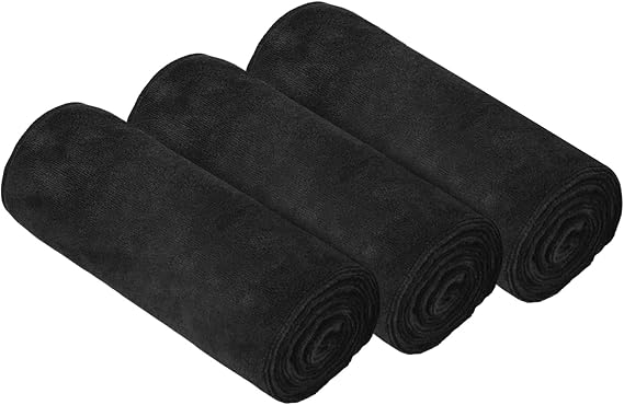 3 Pack Microfibre Sports Towel, Soft Fast Drying Absorbent Workout Sweat Towels for Yoga, Camping, Gym Fitness, 75cm X35cm
