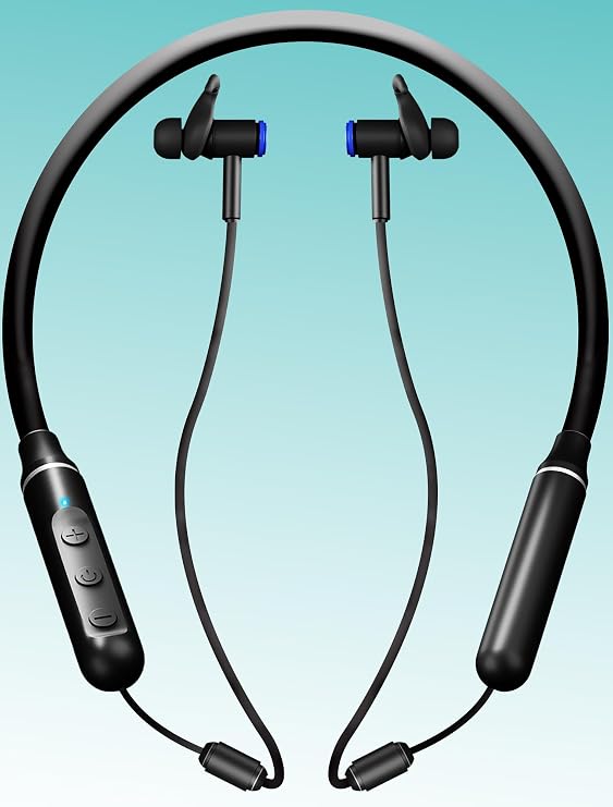 Air Tube Headphones for Protection,EMF Free Earbuds with 12hour Battery,Airtube Headphones EMF Free with Volume Controls and Mic,Airtube Earbuds for Work,Meetings, Sleep, Gym
