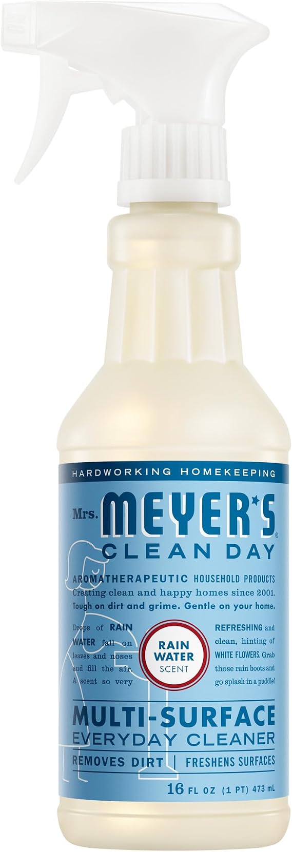 MRS. MEYER'S CLEAN DAY Multi-Surface Cleaner, Rain Water, 16 fl oz