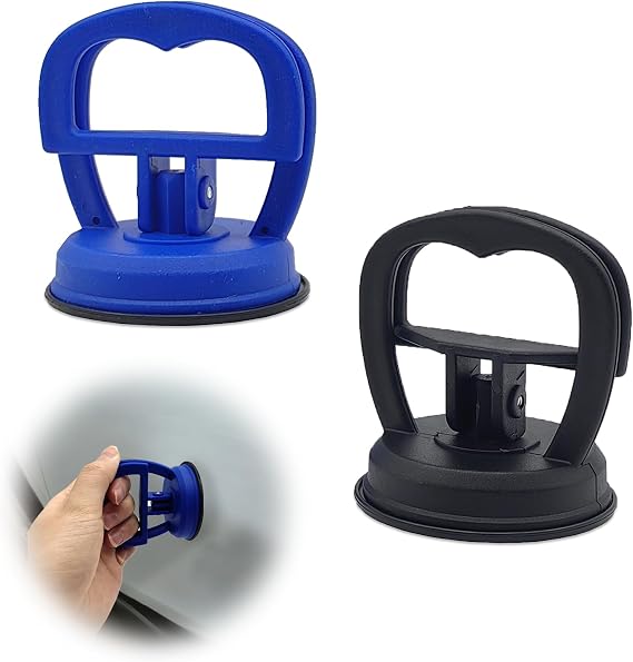 Car Dent Puller, 2pcs Suction Cups, Car Dent Repair Kit, Multi-Functional Suction Cup for Car Repair, Glass Lifter, Screens Removing, Tiles Object Moving