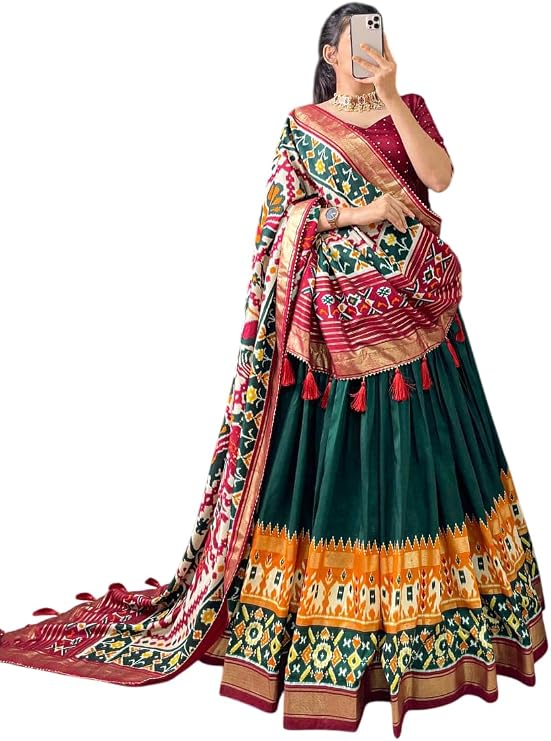 indian ready to wear Chaniya choli for women flared lehenga choli with stitched blouse M-7