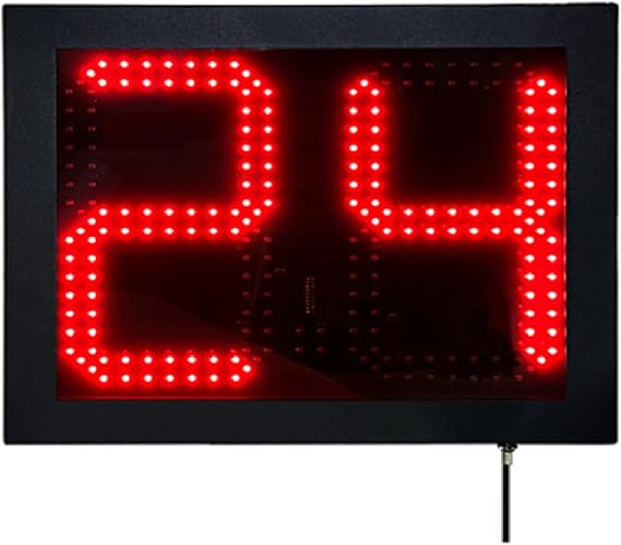 Basketball Timer Shot Clock & Controller,14/24 Seconds Countdown Timer,Portable Shot Clock with Buzzer, Support Tripod Installation