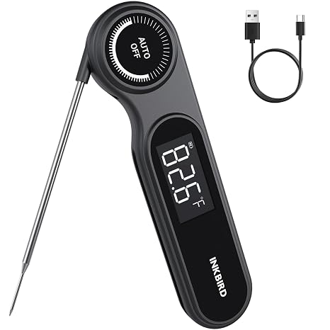 INKBIRD 0.5 Seconds Rechargeable Instant Read Meat Thermometer for Cooking
