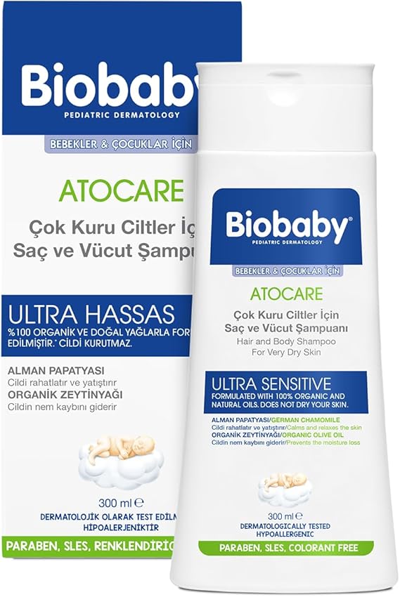 Biobaby Atopik Ciltler İçin Şampuan 300 Ml