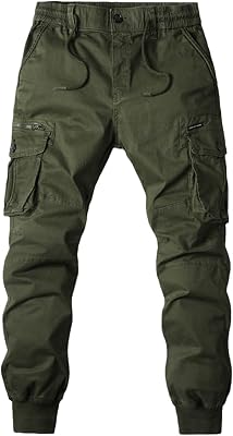 Cargo Pants Men Jogging Casual Pants Cotton Length Military Streetwear Mens Work Tactical Tracksuit Trousers