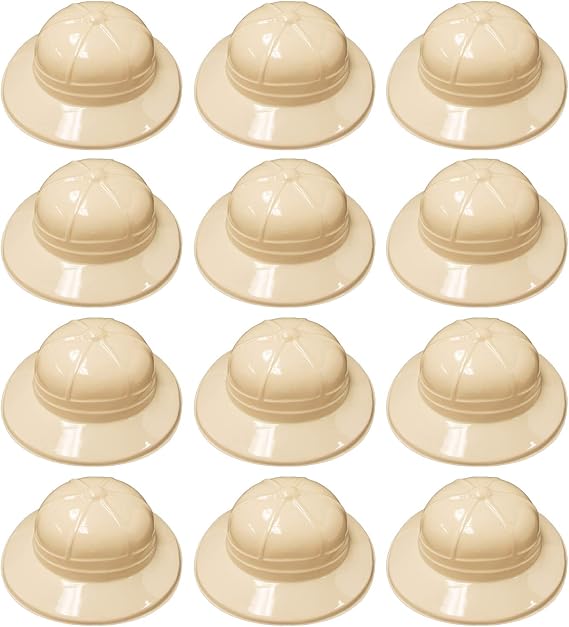 Super Z Outlet Safari Party Hats Plastic Jungle Theme Animals Explorer Pith Halloween Costume Toy for Kids