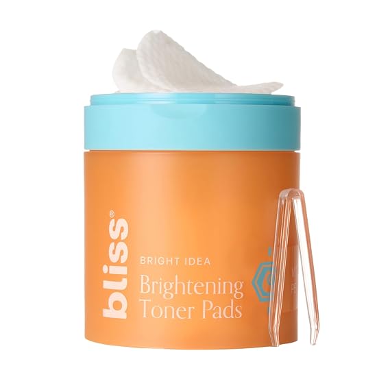 Bliss Bright Idea Vitamin C Brightening Toner Pads - 70 Pads - Cruelty-Free