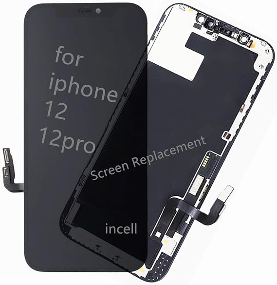 for iPhone 12 and 12 Pro Screen Replacement 6.1 inch Incell 3D Touch LCD Display Digitizer Assembly with Repair Tools Compatible with iPhone 12 and 12 Pro Screen Replacement