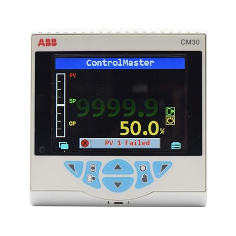 Universal Process Indicator Control Master 1/4 DIN (Panel Mounting) with Totalization and Counter Function for Pharmaceuticals, Laboratories | programmable Process Indicator | Model: ABB CM30