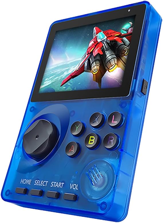 16 Bit Video Game Console for Kids Adults,2.8-inch Super Wide Lcb Preloaded 100 HD Handheld Game Console Seniors Electronic Game Player (Gray)