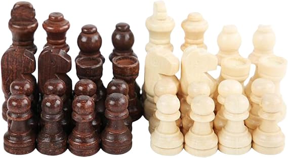 International Standard Tournament Chessmen Unique tional Toys Wooden Chess Pieces For Skill Advancement Wooden Chess Pieces Replacement Board Games