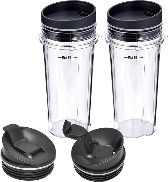 Reusable Beverage Bottle Bottles With Lids 16oz Travel Drinking Bottles Reusable Jars Smoothie Cups Juicer Cups With Lids