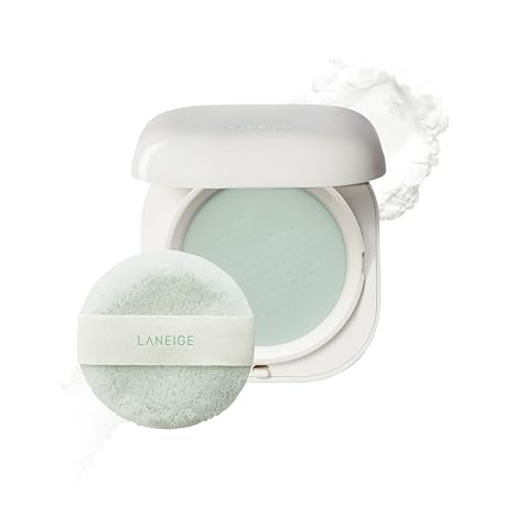 LANEIGE Neo Blurring Powder: Korean Oil-Control Compact with Pore Blurring, Smoothing Finish & Travel-Friendly, No-Spill Packaging