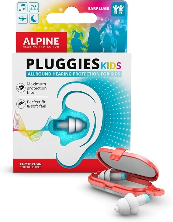 Alpine Pluggies Kids | Kids Ear Protection | Ear Plugs for Small Ear Canals