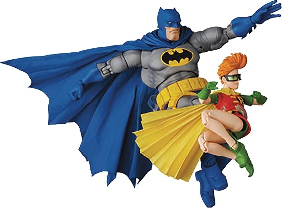 Medicom Toy MAFEX No.139 Batman Blue Version & Robin The Dark Knight Returns Each Total Height Approximately 6.3/4.3 inches 160/110mm Painted Action Figure