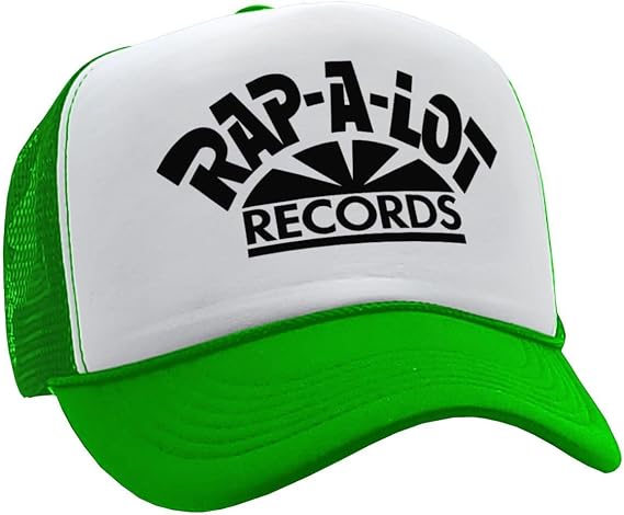Rap-A-Lot Records Hip Hop Classic Style Adjustable Unisex Mesh Trucker Hat Rapper Street Baseball Cap