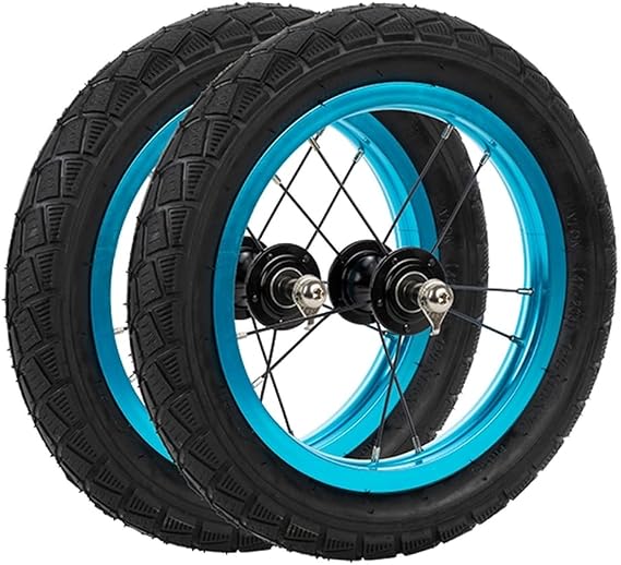 Strider High-Traction Wheel Set for Strider 12 Balance Bikes, Blue