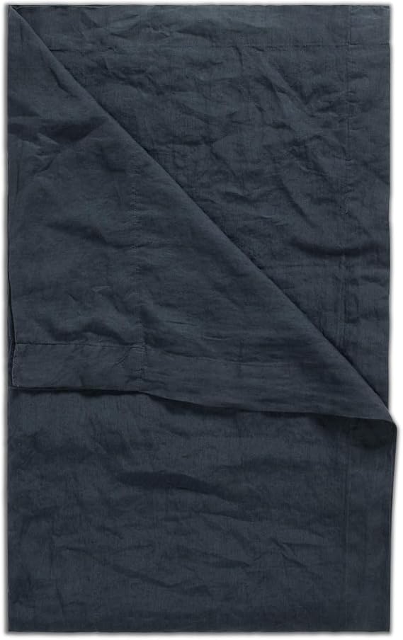 Luxury 100% Natural Linen Flat Sheet | Pure Linen Bed Sheets | Luxurious Hotel Quality | Belgian French Flax Woven In Portugal | Fjord - King