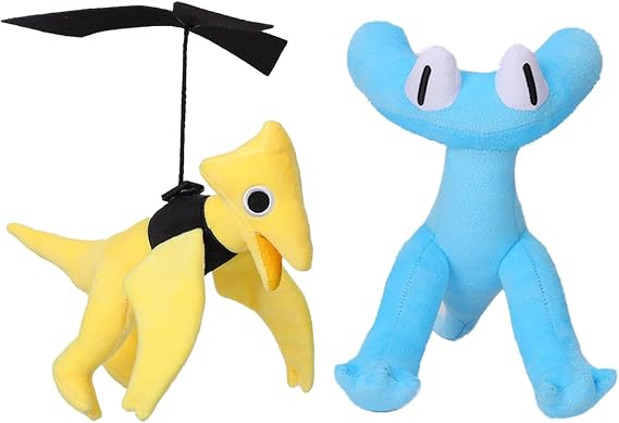 Rainbow Plush Toys, Rainbow Plush Stuffed Animal Plush Doll,Chapter 2 Plushies Toys for Fans Birthday Kid (2pc)