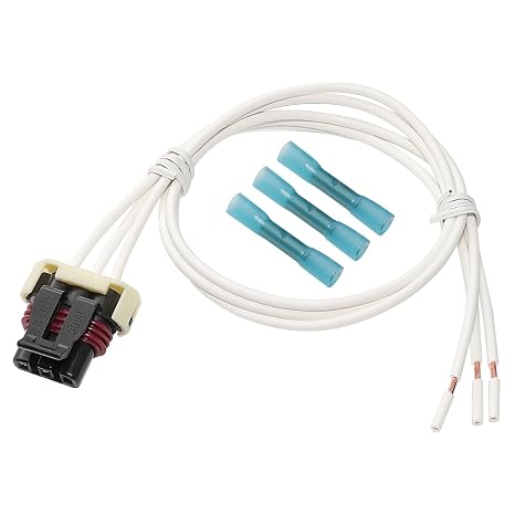MECMO PT2782 Crank Sensor Pigtail Plug, 3-Wire Multi-Purpose Crankshaft Position Sensor Connector 645-785, 1P1209, 57-4622, 88862403, 12085495, 15306120, 13585316 for GM LS1, LS2, LS6, LT4 58x Sensor