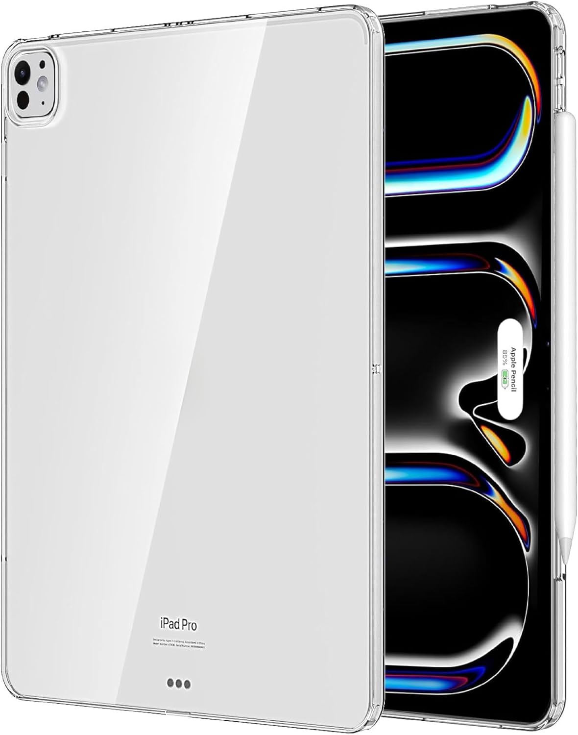 Apple iPad Case Transparent Silicone Back Cover from Babylon iPad Pro 11 2024 5th Generation