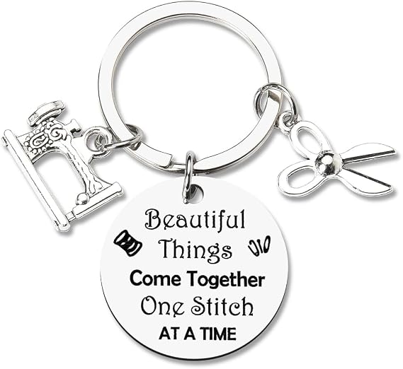 Quilter Gifts Keychain for Women Crafters Mom Mother Gifts from Daughter