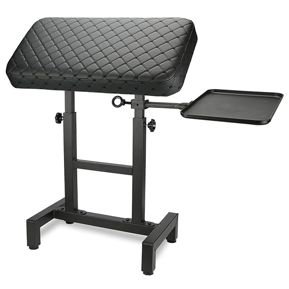 Tattoo Arm Rest Stand,Arm Rest for Tattooing Adjustable Tattooing Table with Trays Stand Tattoo Supplies and Equipment.
