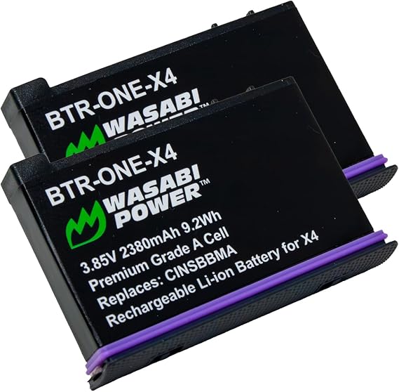 Wasabi Power Battery (2-Pack) for Insta360 X4