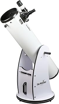 Sky-Watcher Classic 200 Dobsonian 8-inch Telescope Solid-Tube Simple, Traditional Design Easy to Use, Perfect for Beginners, White S11610