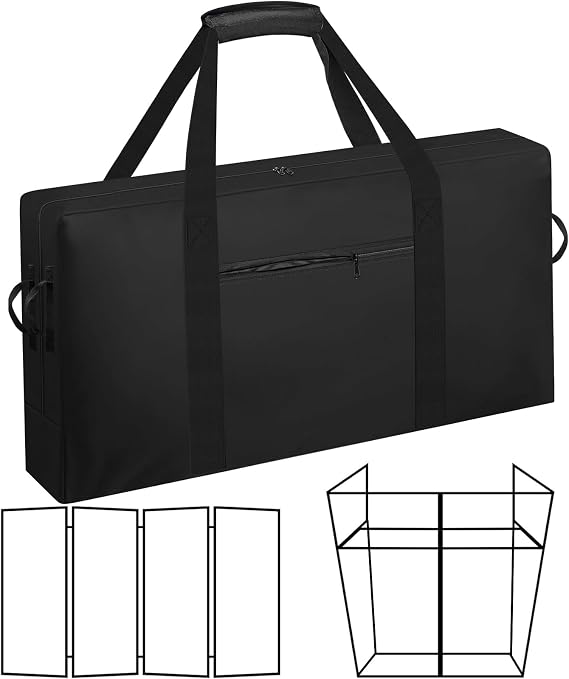 Heavy Duty Water-Resistant DJ Facade Booth Carrying Bag 48"Lx 5.5"W x23.6"H