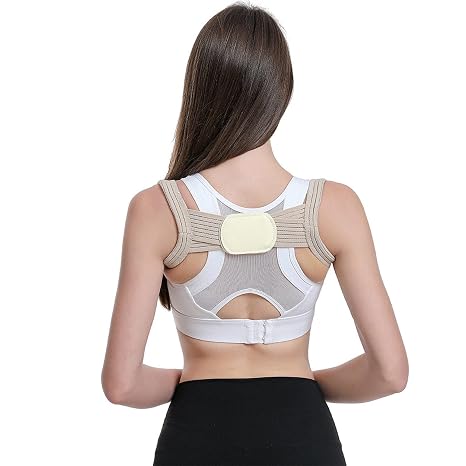 Updated Posture Corrector for Women,Back Adult Correction Belt Men and Women Anti-Hunchback Chest Shoulder Sitting Posture Corrector,M