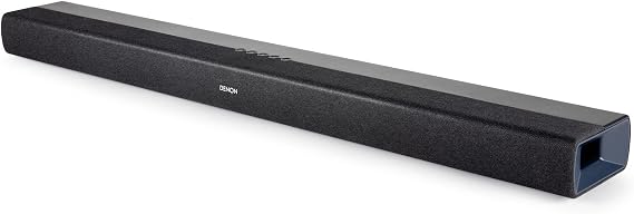 Denon DHT-S218K Sound Bar with Built-in Dual Subwoofer, Supports Dolby Atmos & Lossless Audio, Black | Lossless Audio Compatible VGP TV Theater Award Winner Product
