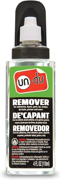Un Du Products 0100420B Un-Du Adhesive Remover Low VOC, 4-Ounce