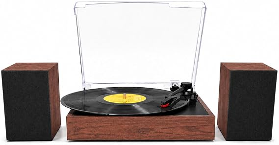 Record Master RM-519 Pikap - Bluetooth Özellkli - 33 ve 45 Devir Plaklar ile Uyumlu - Güçlü Ses
