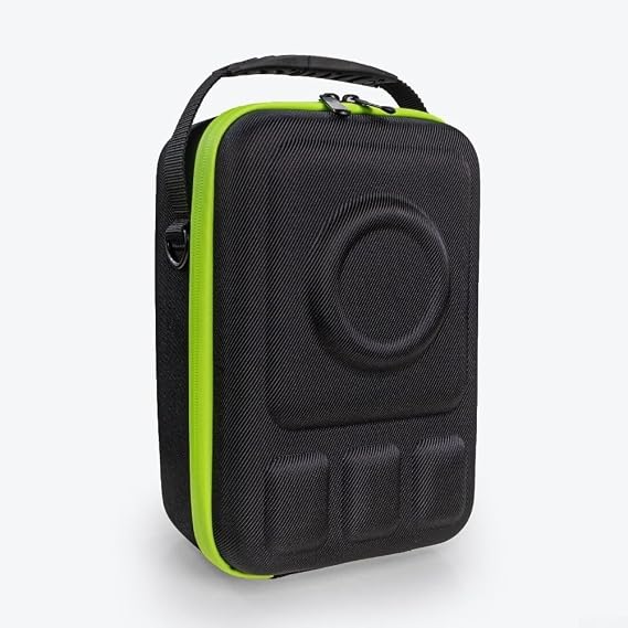 EVA Camera Case for Canon for EOS R50 for R100 R6 Mark II for Rebel T7, for Shockproof Protective Case with Compartments for Lens and Accessories, Black 27 x 18 x 13 cm (Green)