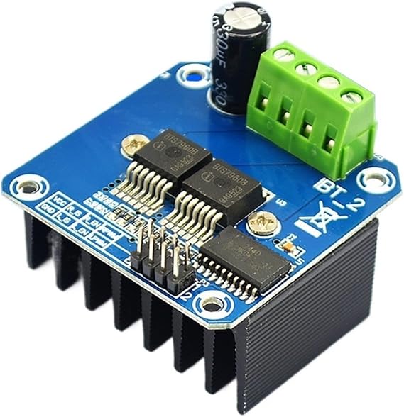 Double BTS7960 43A H-bridge High-power Motor Driver module/diy smart car Current diagnostic Stlxy