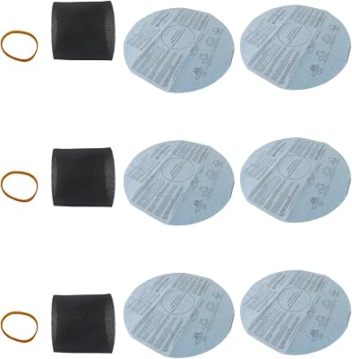 901079013790585 Vacuum Filter Replacement Kit for Vacuum Models 500X, 2010A, 2015, 2015A, 2125, 2125A, 4045AH, 84EM200, 84L300, 84L350, 84M200, 84M250B Update by GruDawu