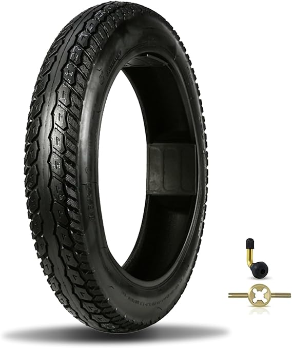 Electric Bike Tubeless Tire Size 16x2.125/2.50/3.0 fit on 12 Inches Rim Compatible with Folding Bikes, Scooters, e-Bikes, Mopeds, 16X2.125 16X2.50 16X3.0 Tire Thickened Tires for ebike