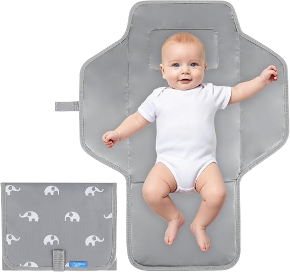 Portable Travel Changing Mat with Built-in Head Cushion