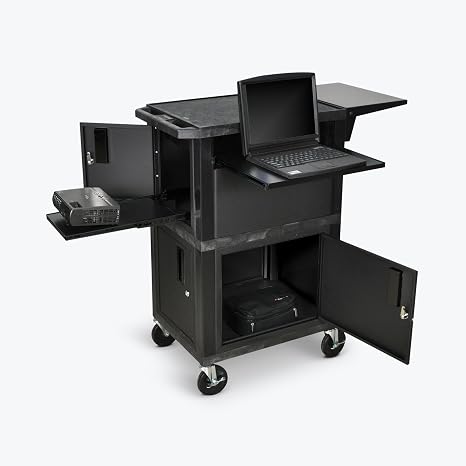 LUXOR WTPSCE 41"H Ultimate Presentation Station with Cabinets