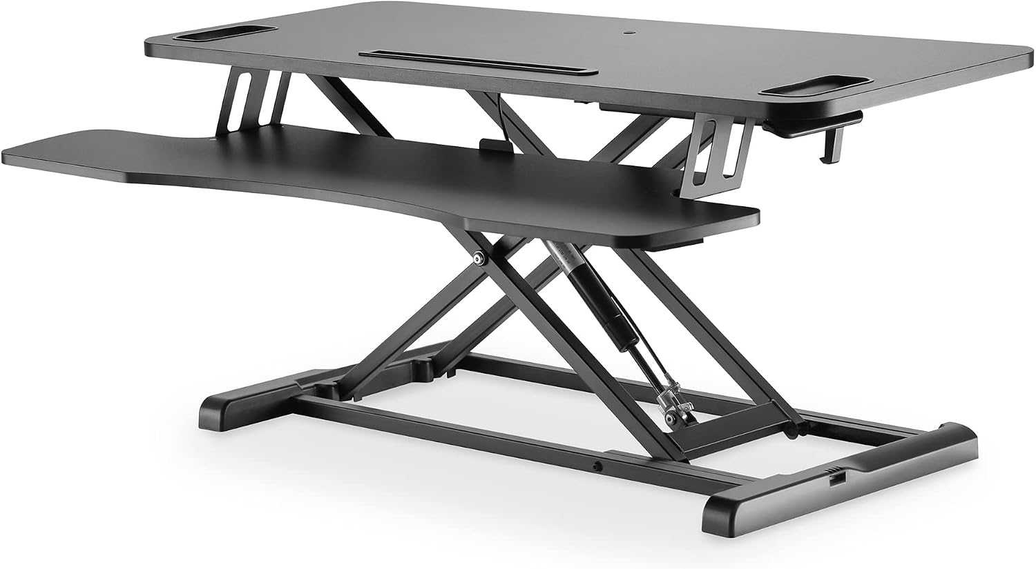 Digitus DA-90380-1 Height Adjustable Sitting/Standing Work Station 95X61X11-46 Cm; Low Level And Mouse Table For Mouse And Keyboard