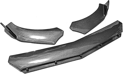 Front Bumper Splitter Compatible for Chery Tiggo 8 Regular Standard Spoiler Carbon Painting Diffuser Skirt Body Kit LipCarbon Paint