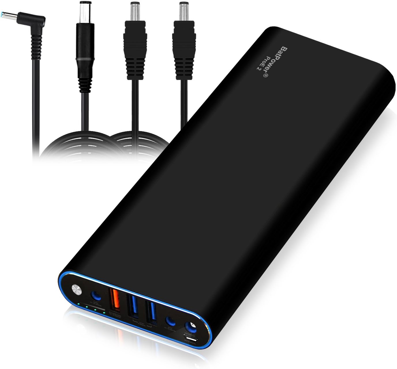 BatPower EX15H 210Wh Laptop Portable Charger Compatible with HP Pavilion Envy Spectre Split Slatebook Chromebook Streambook EliteBook Notebook External Battery Power Bank USB QC for Tablet Smartphone