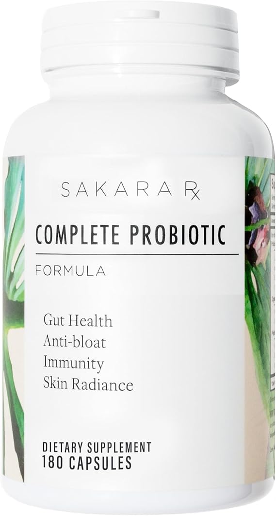 SAKARA Complete Probiotic for Women, 180 Capsules