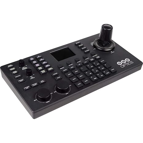 PTZOptics SuperJoy IP and Serial PTZ Camera Joystick Controller | NDI and Serial control with 255 presets and HDMI output for broadcasting, live events and remote production