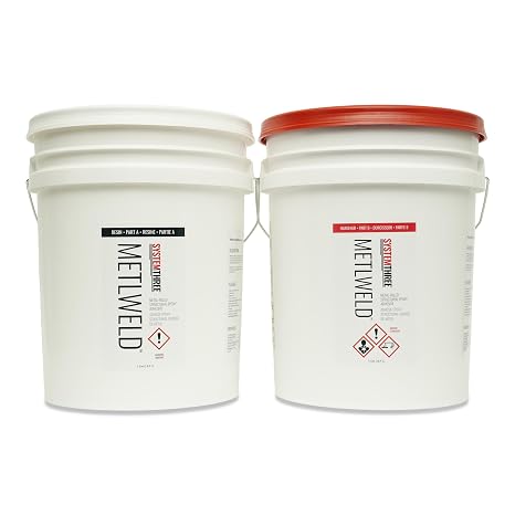 System Three MetlWeld Epoxy Adhesive, 10 Gallon Kit