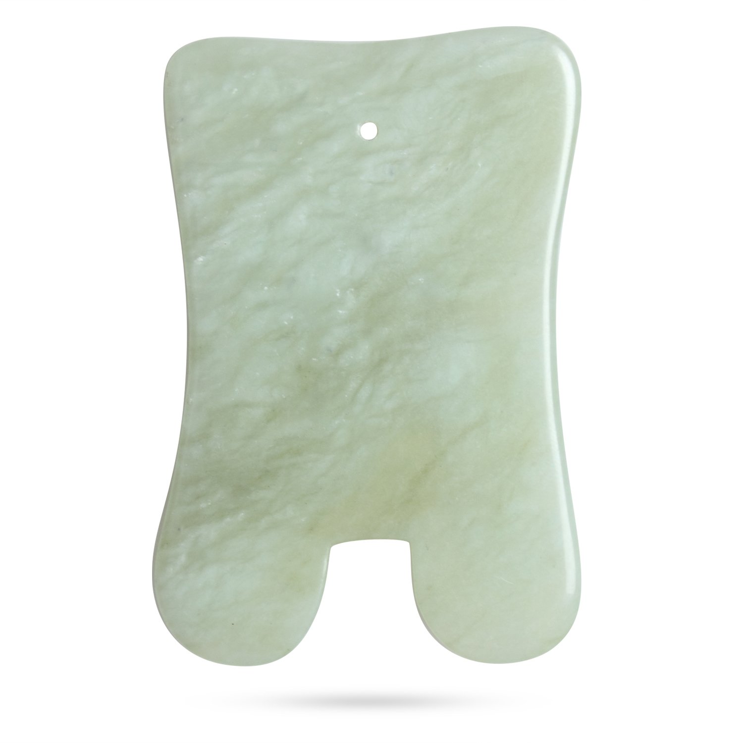 Gua Sha Scraping Tool,Jade roller Massage,Hand Made Jade Guasha Board,Great Tools for SPA Acupuncture Therapy Trigger Point Treatment on Face