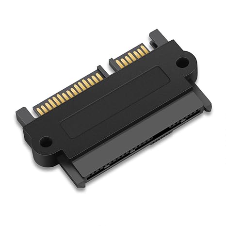 SAS to SATA Adapter | SAS to SATA Adapter SFF-8482 | SAS Hard Disk Connected to Motherboard SATA Port Adapter 15PIN Power Port for Computer Accessories, Black | SAS Hard Disk Connected to Motherboard SATA Port Adapter 15PIN Power Port for Computer Accessories, Black